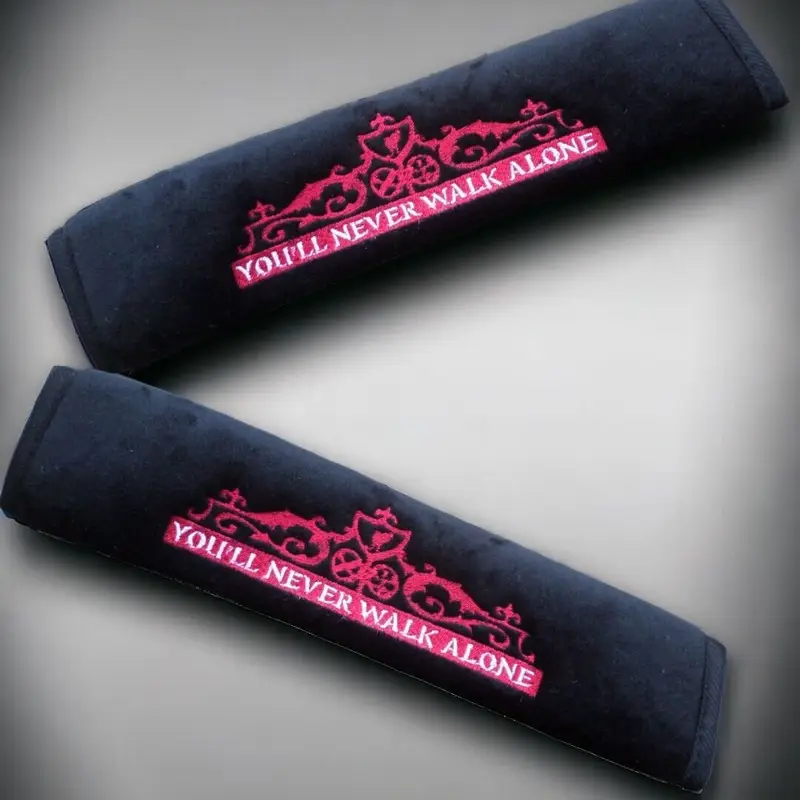 Football Fan Car Seat Belt Covers (Pair): ynwa