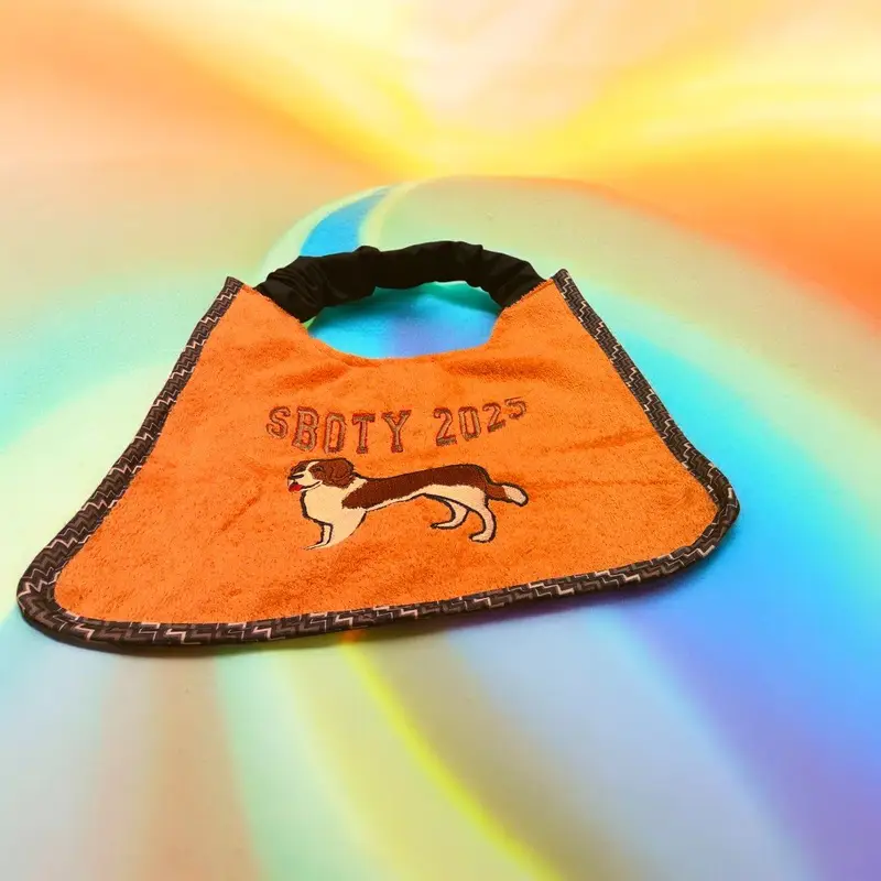 Saint Bernard of the year dog slobber bib: sboty