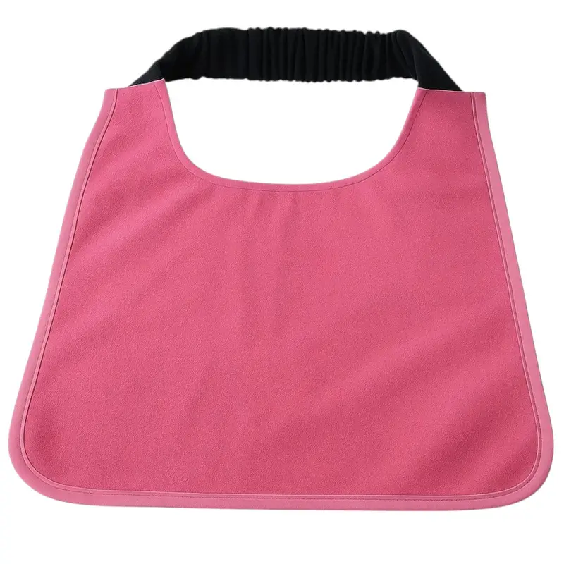 Plush  Microfibre Dog Bib: fleece pink