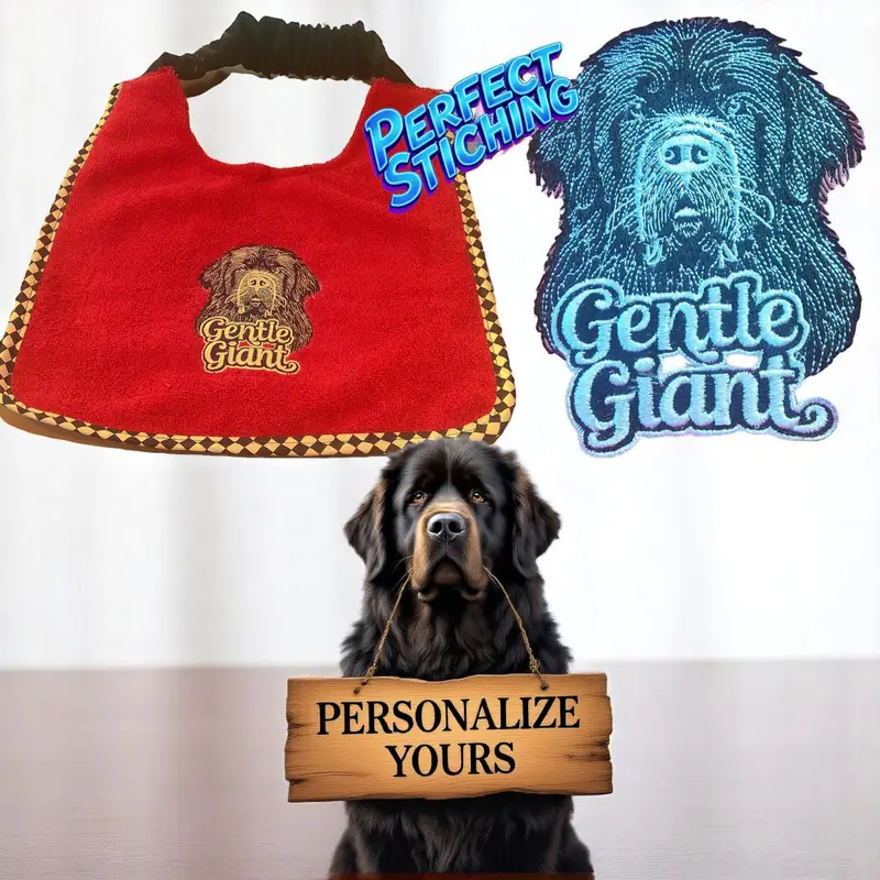Gentle Giant Dog Bib: newfy gentle giant