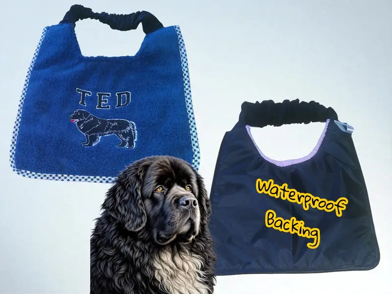 Newfoundland Dog Bib: ted