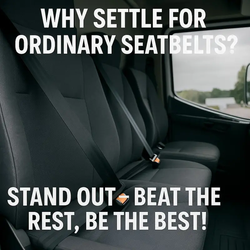 Personalised Embroidered Seat Belt Covers: sb buisness