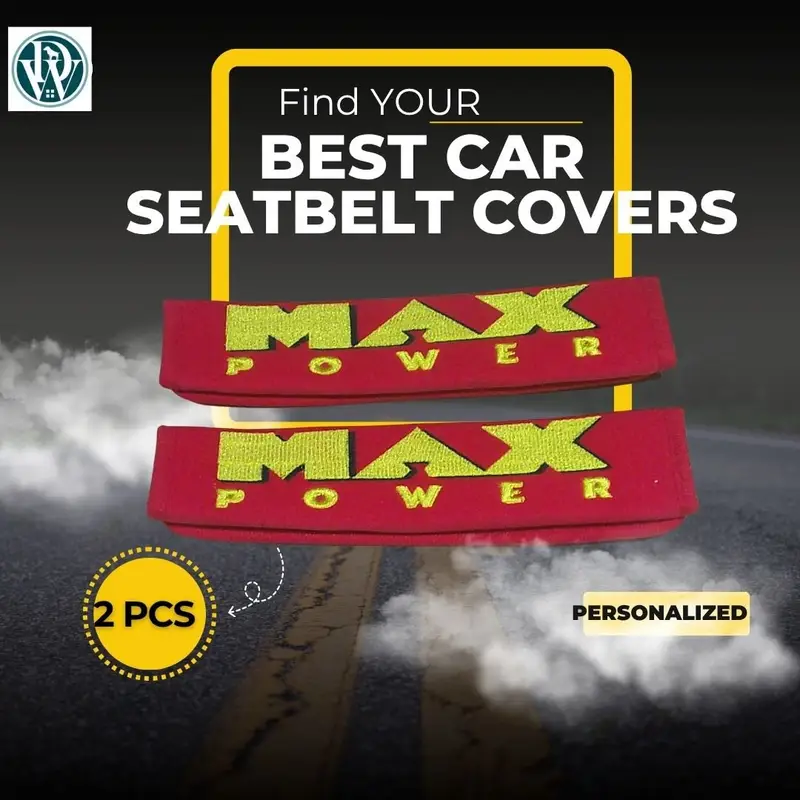 MAX POWER Embroidered Seatbelt Covers, photo 8