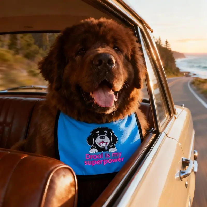 Funny Dog Bib: drool sp5