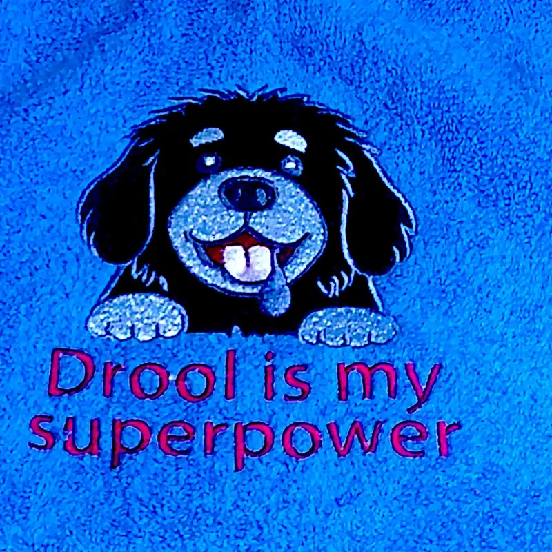 Funny Dog Bib: drool sp6