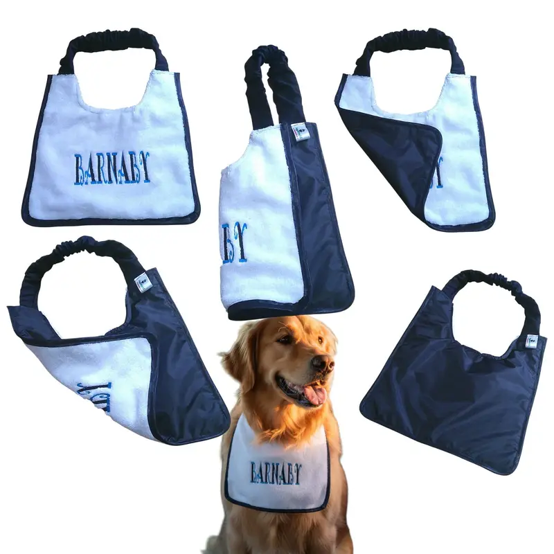 Two Colour Embroidered Dog Bib: dscf0159