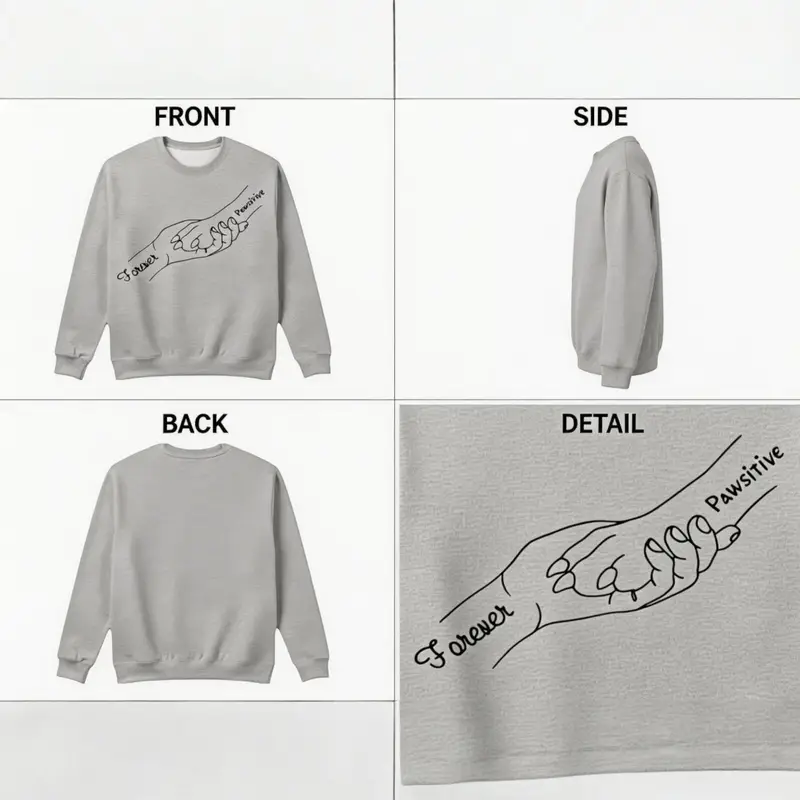 Forever Pawsitive Embroidered Sweatshirt, photo 7