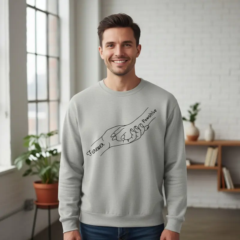 Forever Pawsitive Embroidered Sweatshirt, photo 6