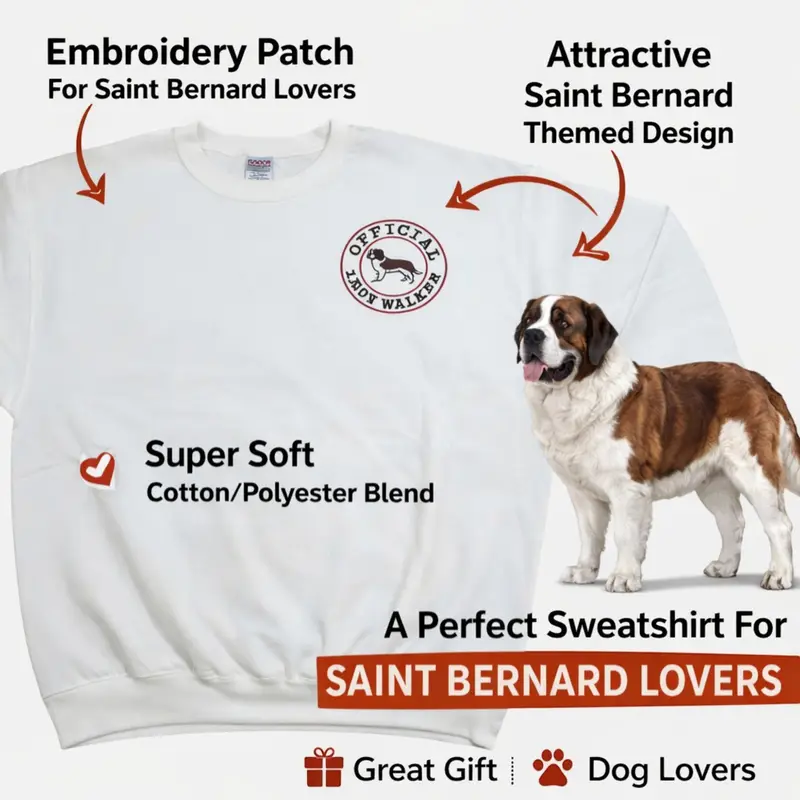 Saint Bernard Official Walker Sweatshirt: leon walker