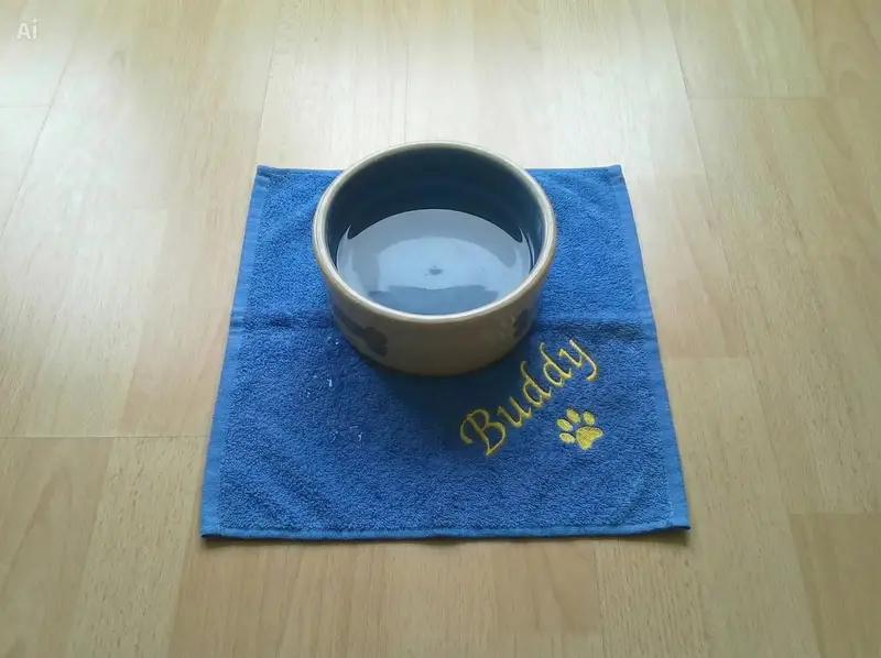 Personalised Dog Towel with Name: amazon pet towel ad9
