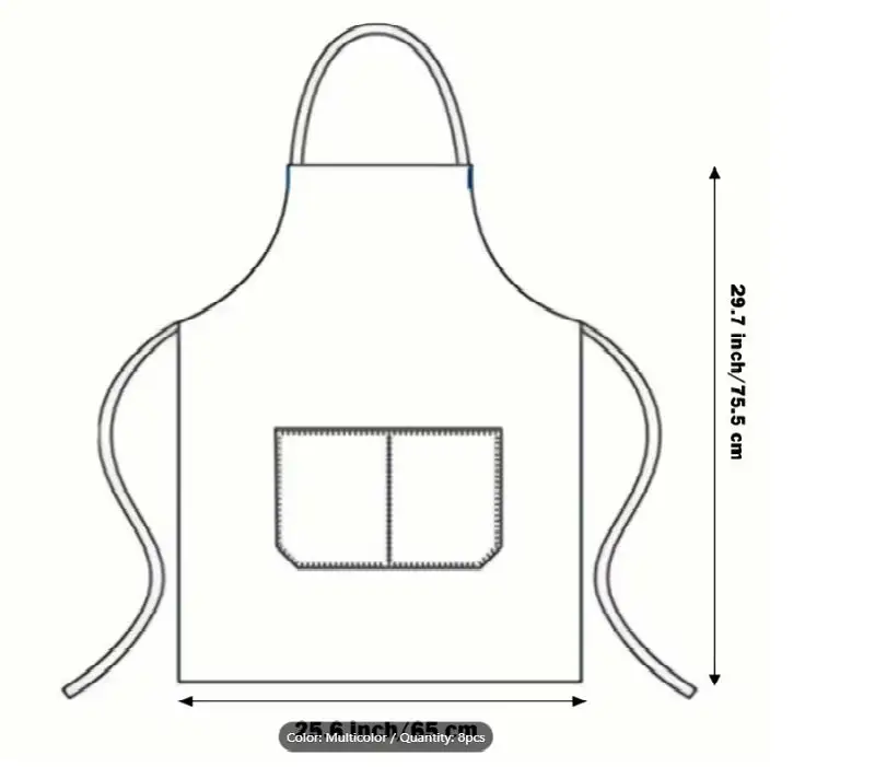 Custom Embroidered Colourful Aprons, photo 4