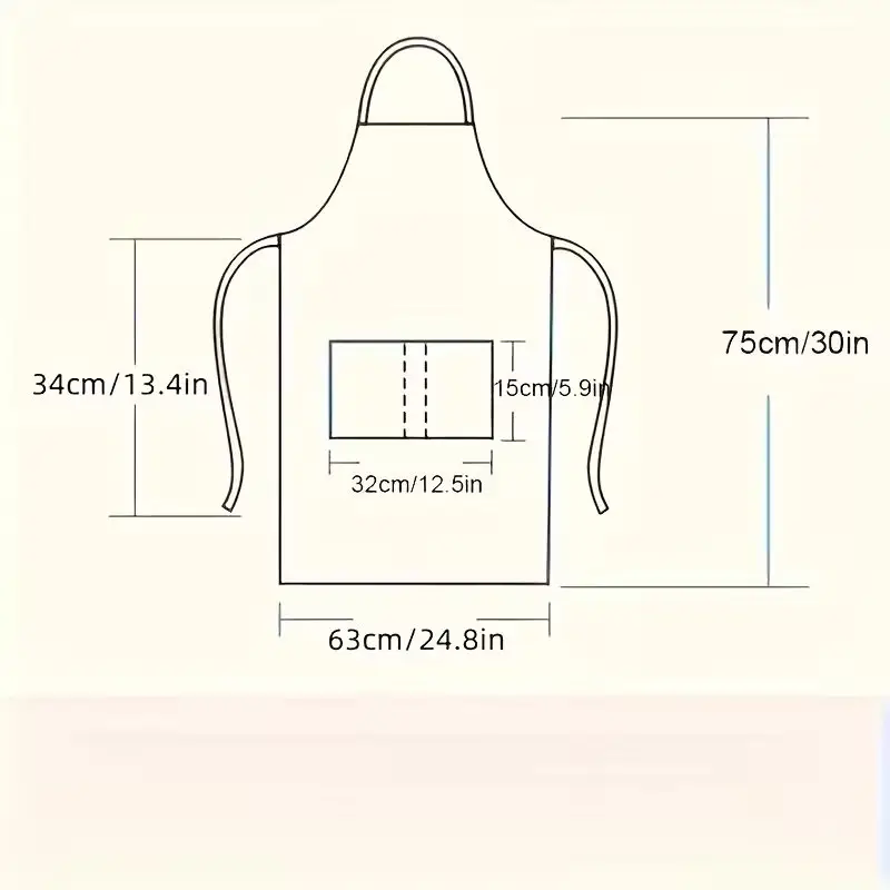 Personalised Black Apron with Custom Name or Message, photo 4