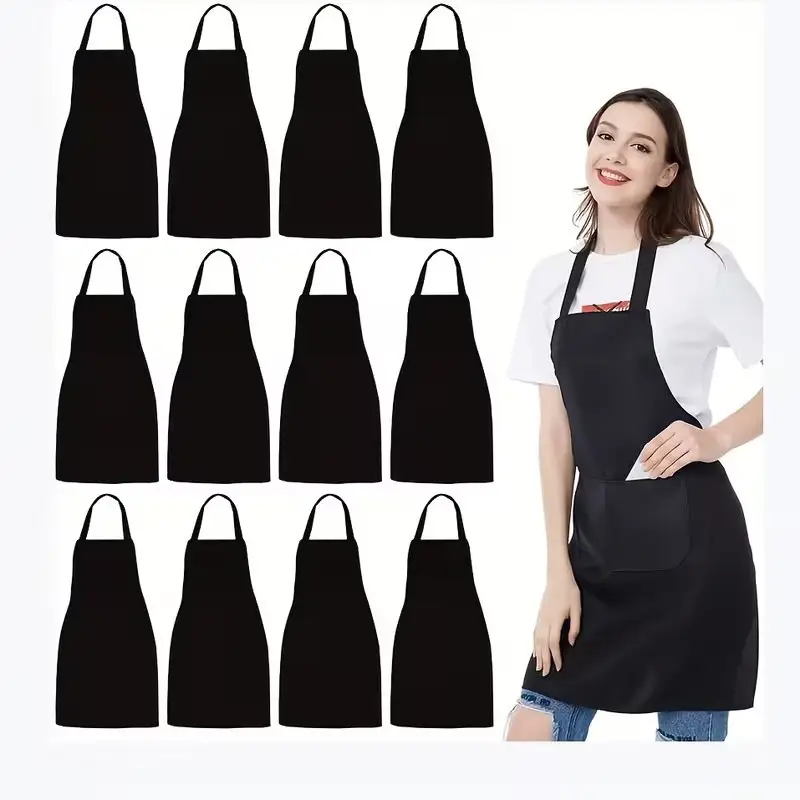 Personalised Black Apron with Custom Name or Message, photo 6