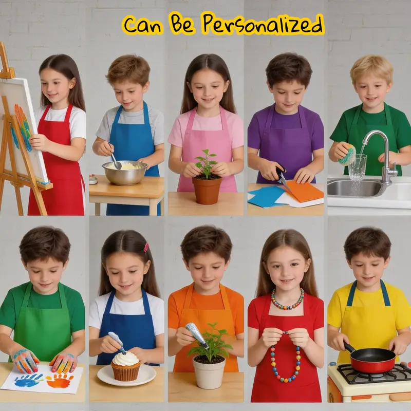 Kids Personalised Apron, photo 9