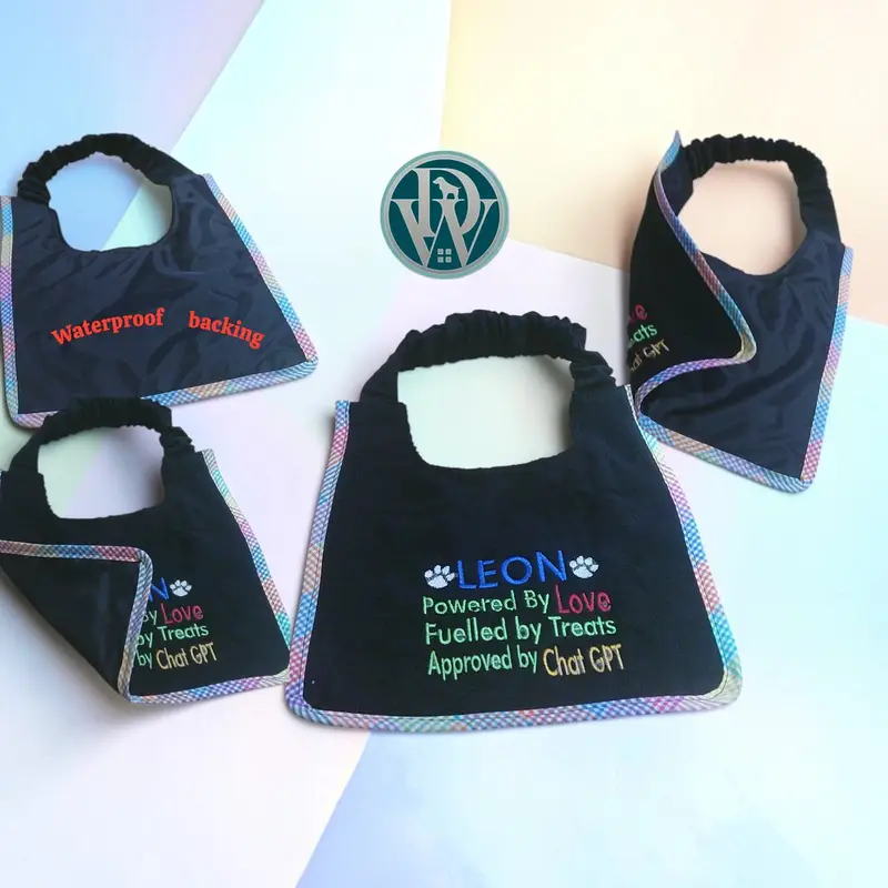 Personalised Dog Bib: chat gpt